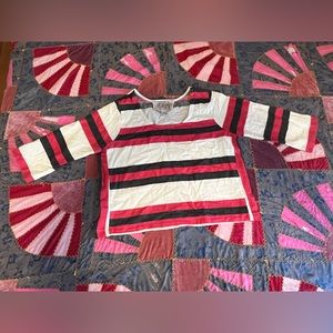 Ace & Jig 3/4 sleeve Stripe Blouse